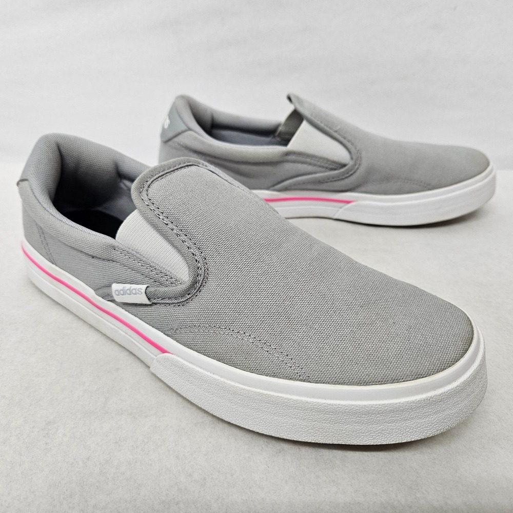 Adidas Kurin Skateboarding Shoes‎ H04971 Gray Pink White Women's Size 6.5
